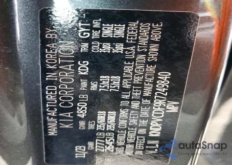 2024 Kia Sportage Ex z USA, uszkodzony, nr VIN KNDPVCDF9R7249840